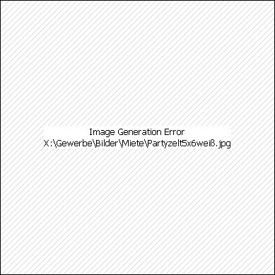 Partyzelt Pro 5x6m